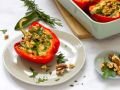 Gefüllte Paprika mit Quinoa, Ricotta und Kräutern Rezept