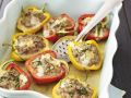 Gefüllte Paprikaschoten mit Bärlauch Rezept