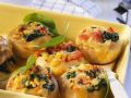 Gefüllte Pilze mit Spinat Rezept
