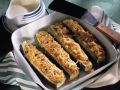 Gefüllte Zucchini mit Hirse und Käse Rezept