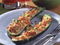 Gefüllte Zucchini mit Pute Rezept