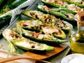 Gefüllte Zucchini mit Schinken Rezept