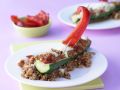 Gefüllte Zucchini mit Soja Rezept