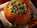 Gefüllter Kürbis mit Hack Rezept