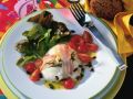 Gegrillter Mozzarella mit Bacon und Tomaten Rezept