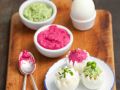 Gekochte Eier mit Dips Rezept