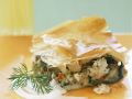 Gemüse-Fisch-Gratin mit Filoteig Rezept