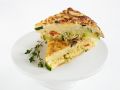 Gemüse-Frittata mit Nudeln Rezept