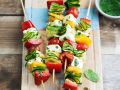 Gemüse-Käsespieße Rezept