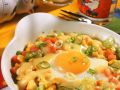 Gemüse mit Ei im Ofen gebacken Rezept