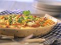 Gemüseauflauf mit Würstchen Rezept