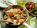 Gemüsepfanne mit Hähnchen Rezept