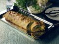 Gemüsestrudel mit Kräutersauce Rezept