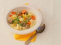 Gemüsesuppe mit Hackbällchen Rezept