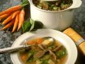 Gemüsesuppe mit Suppenfleisch Rezept