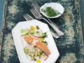 Geräuchertes Saiblingsfilet mit Apfelsalat Rezept
