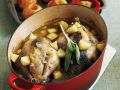 Geschmorte Fasanen mit Äpfeln Rezept