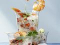 Glasnudel-Papaya-Salat mit Avocado, Tofu und Garnelen Rezept