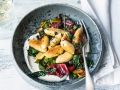 Gnocchi mit Mangold und Ziegenkäsecreme Rezept