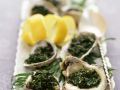 Gratinierte Austern mit Spinat Rezept