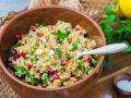 Graupensalat mit Granatapfel Rezept