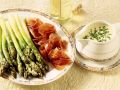 Grüner Spargel mit Sauce Hollandaise Rezept