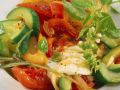 Gurken-Ratatouille mit Mozzarella Rezept