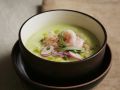 Gurkensuppe mit Radieschen und Shrimps Rezept