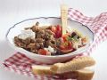 Gyros mit Zaziki und Tomatensalat Rezept
