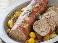 Hackbraten vom Kalb mit Pancetta und Äpfeln Rezept
