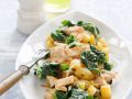 Hähnchen-Kartoffel-Spinat-Pfanne Rezept