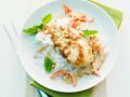 Hähnchen mit Erdnusssauce und Reis Rezept