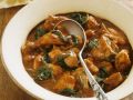 Hähnchen mit Spinat auf indische Art Rezept