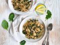 Hähnchen-Spinat-Pasta Rezept