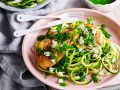 Hähnchenbrust auf Zucchininudeln Rezept