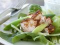 Hähnchenbrust in Marinade mit grünem Salat Rezept