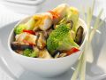 Hähnchengeschnetzeltes mit Gemüse Rezept