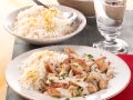 Hähnchengeschnetzeltes mit Reis Rezept