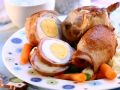 Harte Eier im Schinkenwickel Rezept