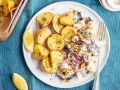 Heringssalat mit Apfel und Ofenkartoffeln Rezept