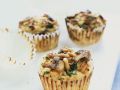 Herzhafte Muffins mit Pilzen und Pinienkernen Rezept