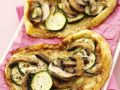Herzküchlein mit Zucchini und Champignons Rezept