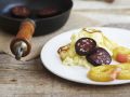 Himmel und Erde (Blutwurst mit Püree und Äpfeln) Rezept