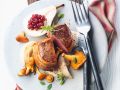 Hirsch im Speckmantel mit Pilzen Rezept