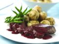 Hirsch in Weinsauce Rezept
