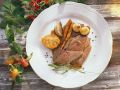 Hirschbraten mit Gemüse Rezept