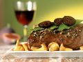Hirschbraten mit Pfifferlingen Rezept