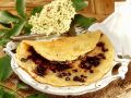 Holunderbeeren-Pfannkuchen mit Sesam Rezept
