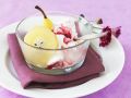 Ingwer-Birne mit Preiselbeereis Rezept