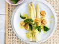 Jakobsmuscheln mit Spargel Rezept